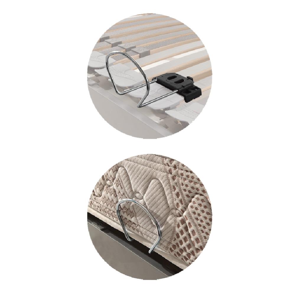 Fermamaterassi JoliJour In Acciaio Inossidabile – 4 Pezzi Bianchi (5x10 Cm) Per Tenere Le Lenzuola