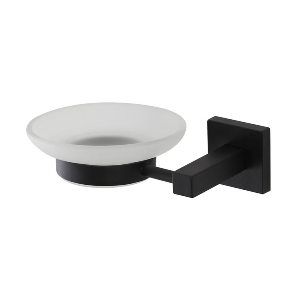 Portasapone In Vetro E Acciaio Inox 304 - Doppio Strato Drenante, 11,3 X 8,5 X 2,4 Cm, Vassoio Dorato - 3