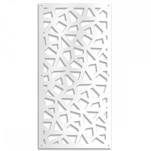 DECOR - Pannello in PVC traforato - spessore 10mm Bianco - 48x48 cm