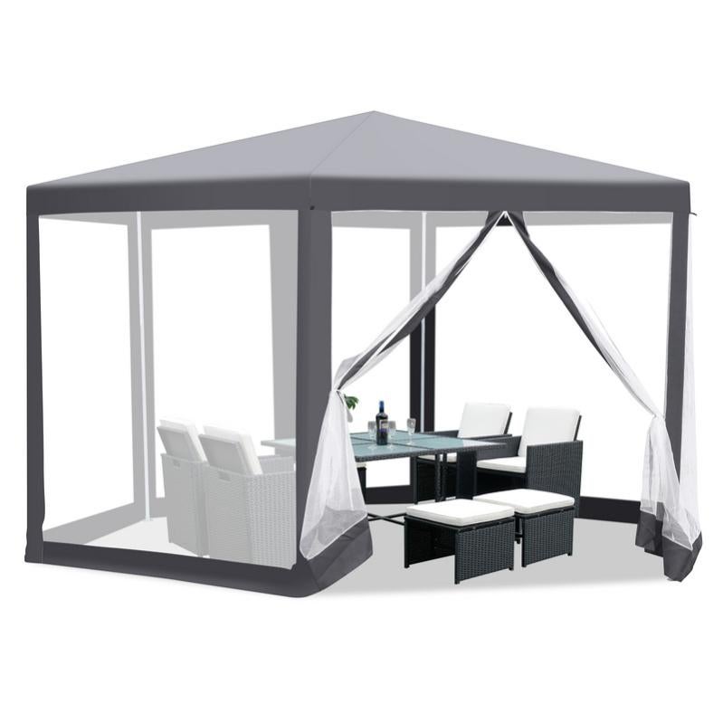 Hamac Tente 4 En 1 Avec Moustiquaire Et Pare-soleil - Léger, Pliable, Capacité 200 Kg - Pour Camping, Jardin - 2