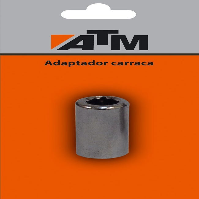 Adaptador carraca en blister individual (Largo 25 mm; 3/8; 1/4) ATM  Llaves & Vasos 181003-B
