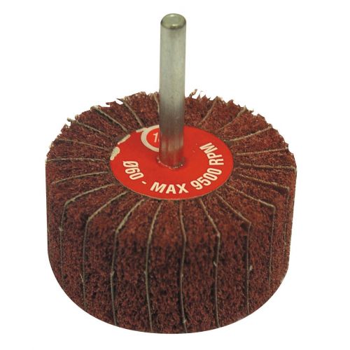 Ruedas mixtas con vástago rvm (ø ext. 40 mm espesor 20 mm vástago 6 mm grano 180) calflex rvm4020 6.180
