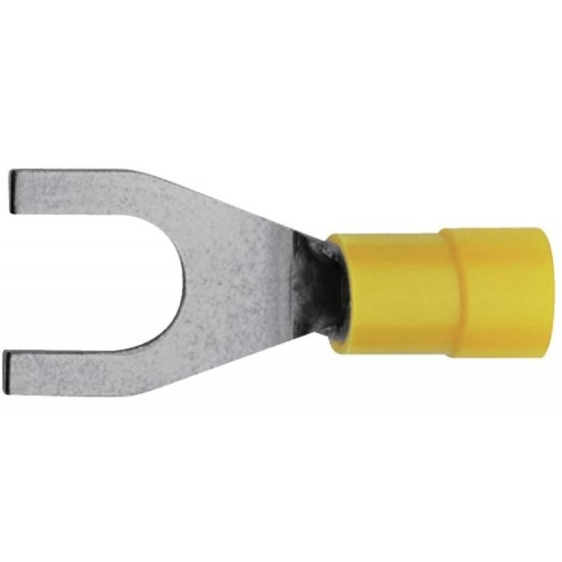 Cosses Isolées à Fourche 1-2,5 Mm² – Lot De 50 | Pour Vis Jusqu'à 6,5mm | Élémentique