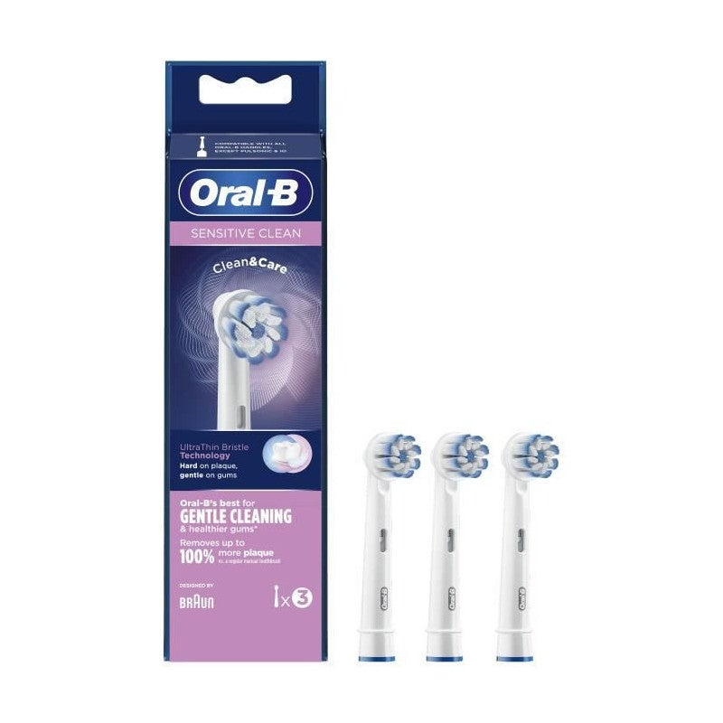 Oral-B Sensitive Clean Brossette, 3 | Leroy Merlin