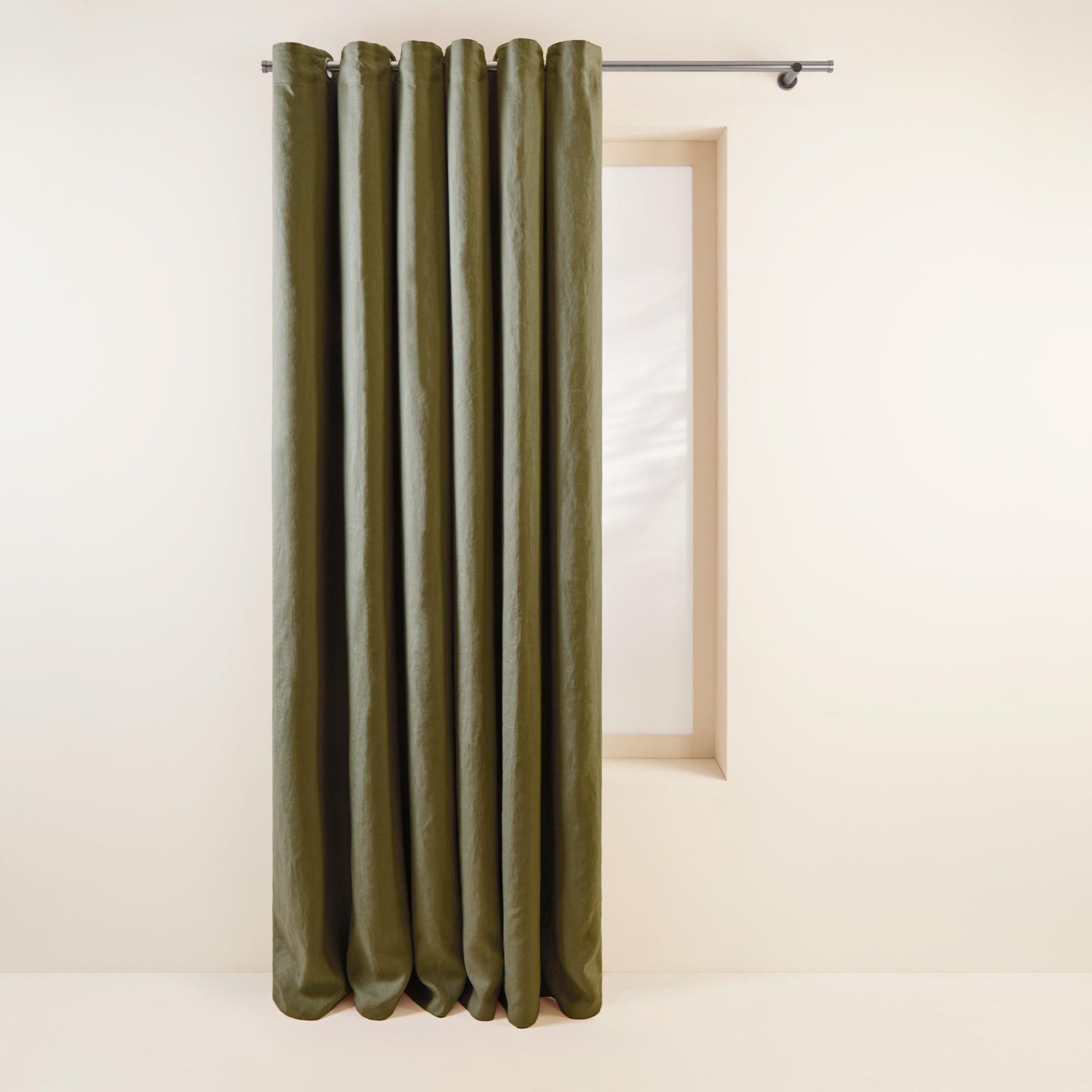 Tenda Oscurante Blackout Con Occhielli - Grafite 140x175 Cm - 100% Poliestere