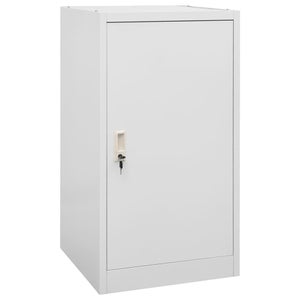 Armoire Sellerie Blanc 53x53x140 cm Acier