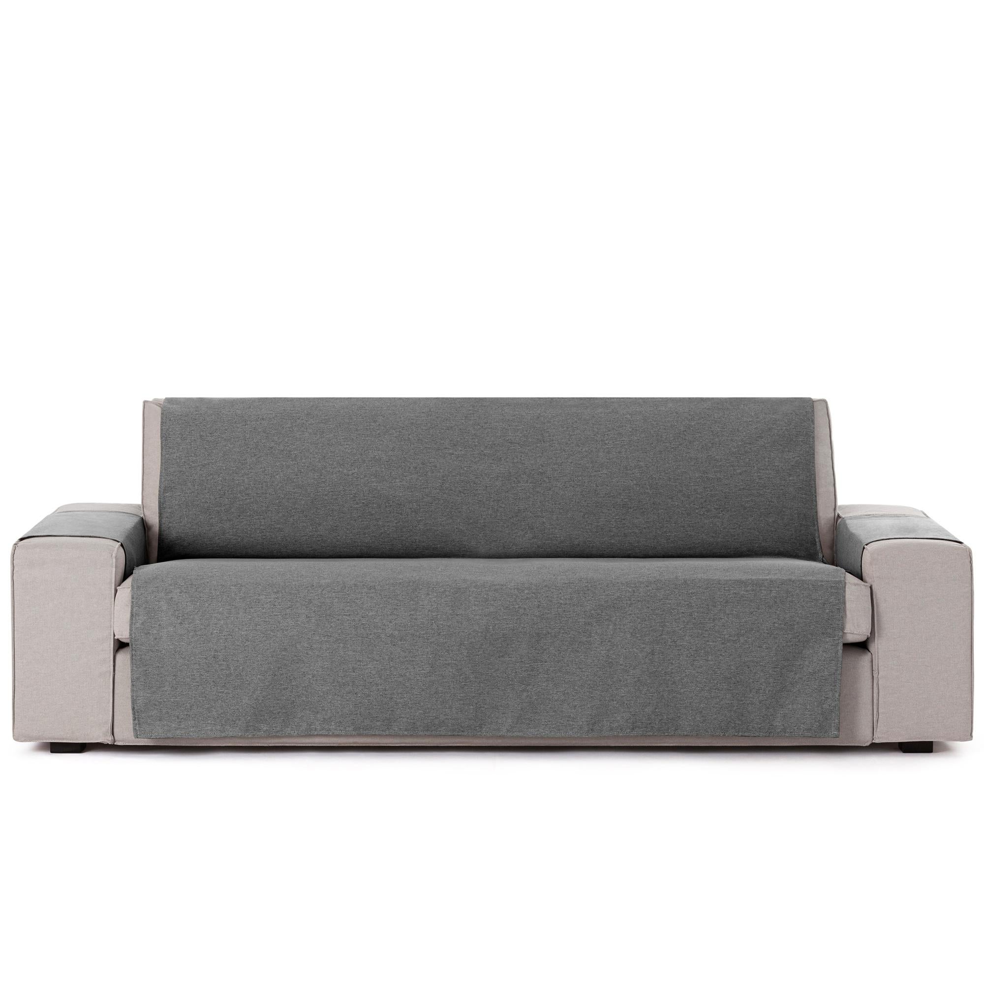 Copridivano Antimacchia Universale Chaise-Longue Per Divani Con Isola A Destra Colore Grigio 86880271