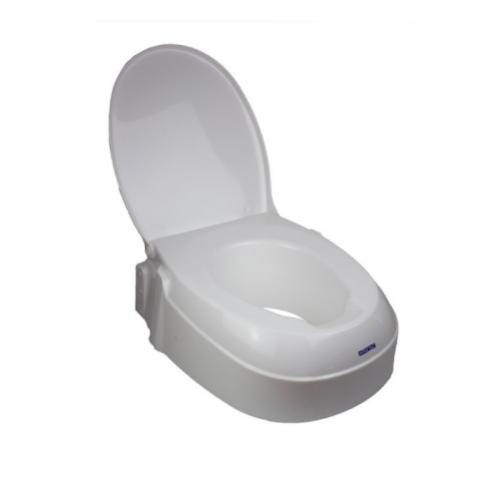 Réducteur WC et Réhausseur WC Mobiclinic pour adultes Accoudoirs Toilette  Ovale