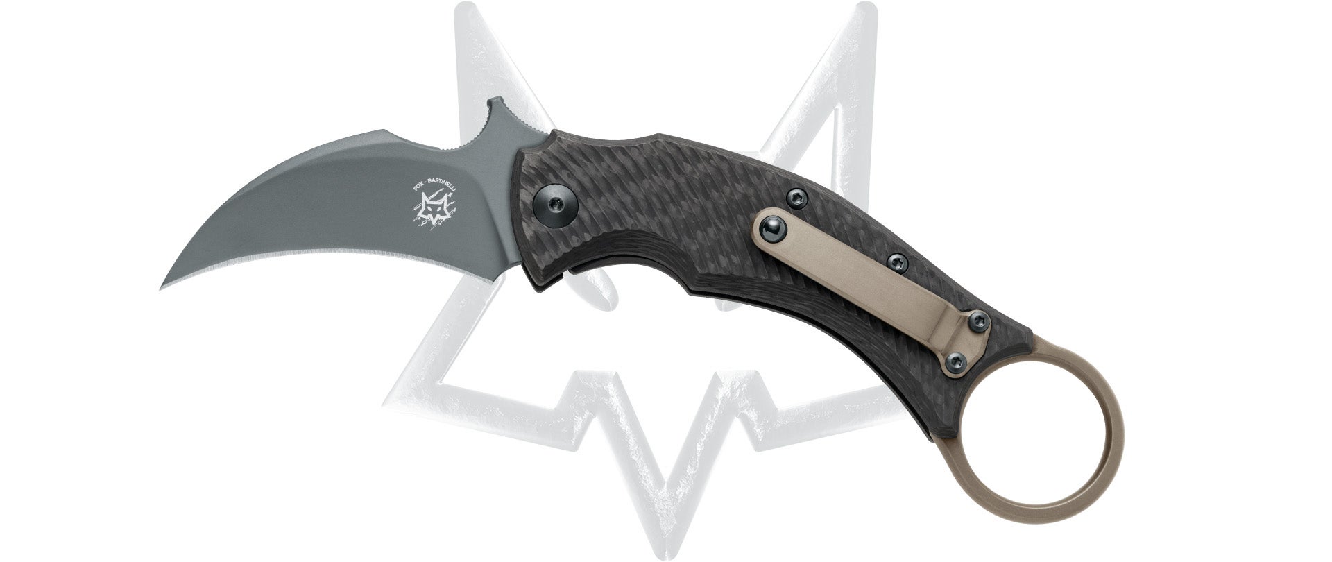Fox bastinelli blackbird acero inoxidable elmax pvd pvd bld bronce tit.frame lock y cf hdl