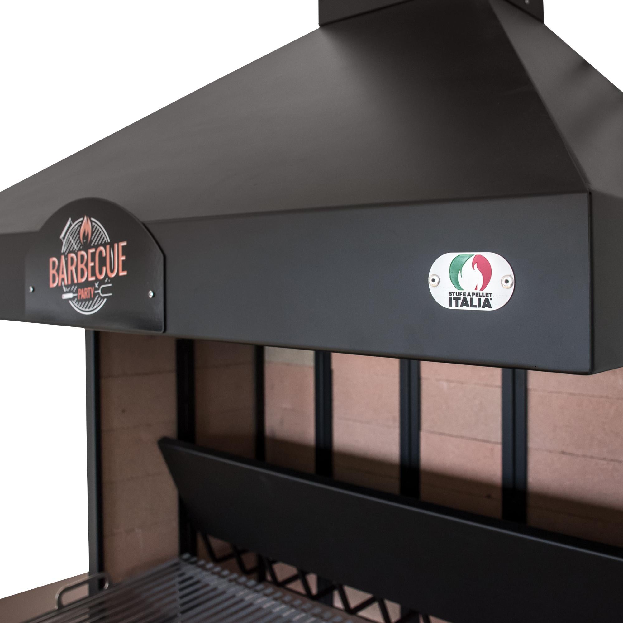 STUFE A PELLET ITALIA SRL - ETNA - BARBECUE A LEGNA - 5