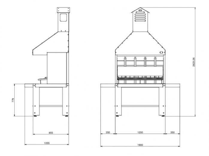 STUFE A PELLET ITALIA SRL - ETNA - BARBECUE A LEGNA - 2