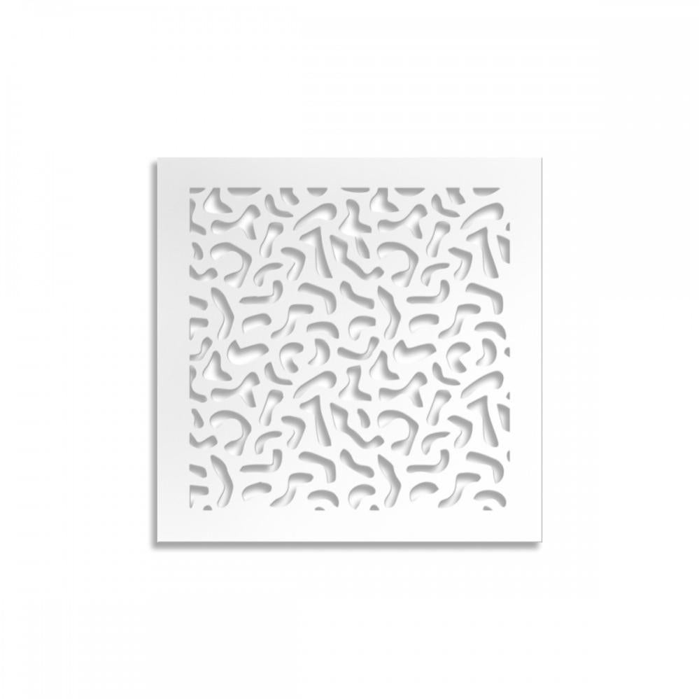 BODIES - Pannello In PVC Traforato - Parasole colore bianco misura 73x148 cm - spessore 10mm