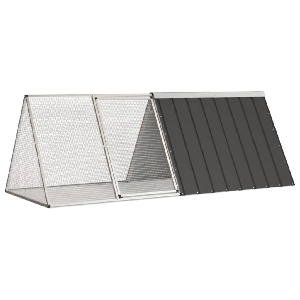 VidaXL Gabbia Per Uccelli Da Esterno 209x215x233 Cm – Acciaio Zincato, Impermeabile, Con Chiusure Antifuga
