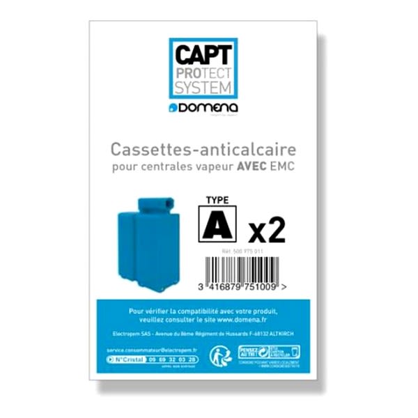 Cassette anticalcaire DOMENA Type A EMC - LA DÉPANNERIE