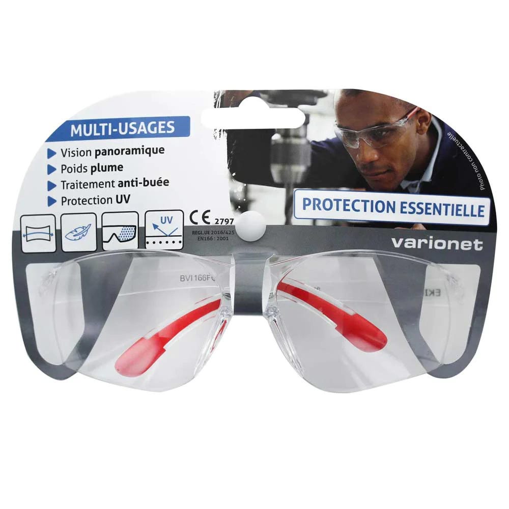 Lunette protection pour travaux courants - Protection UV et anti