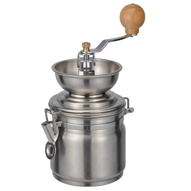 Manuel moulin à café en acier inoxydable main café grain moulin boucle  moulin à boire ménage cuisine maïs moulin à café outils - Type 02