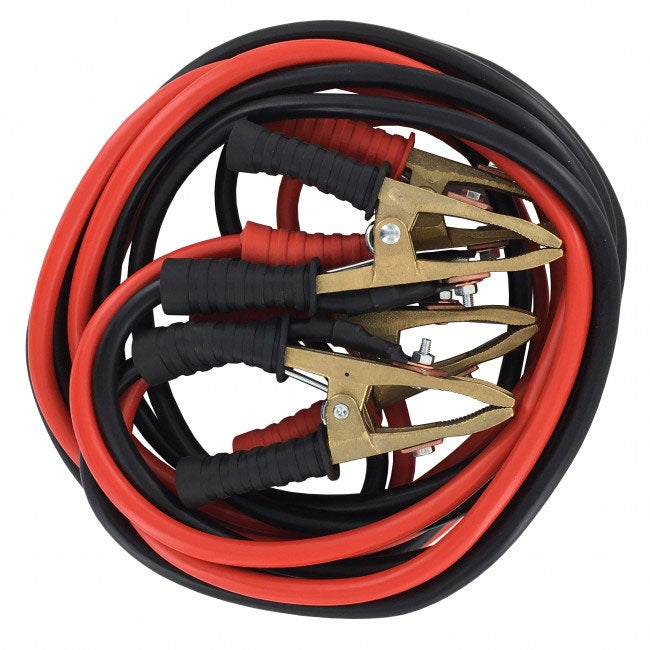 Cable electrique avec pinces longueur 2m 2x6mm²