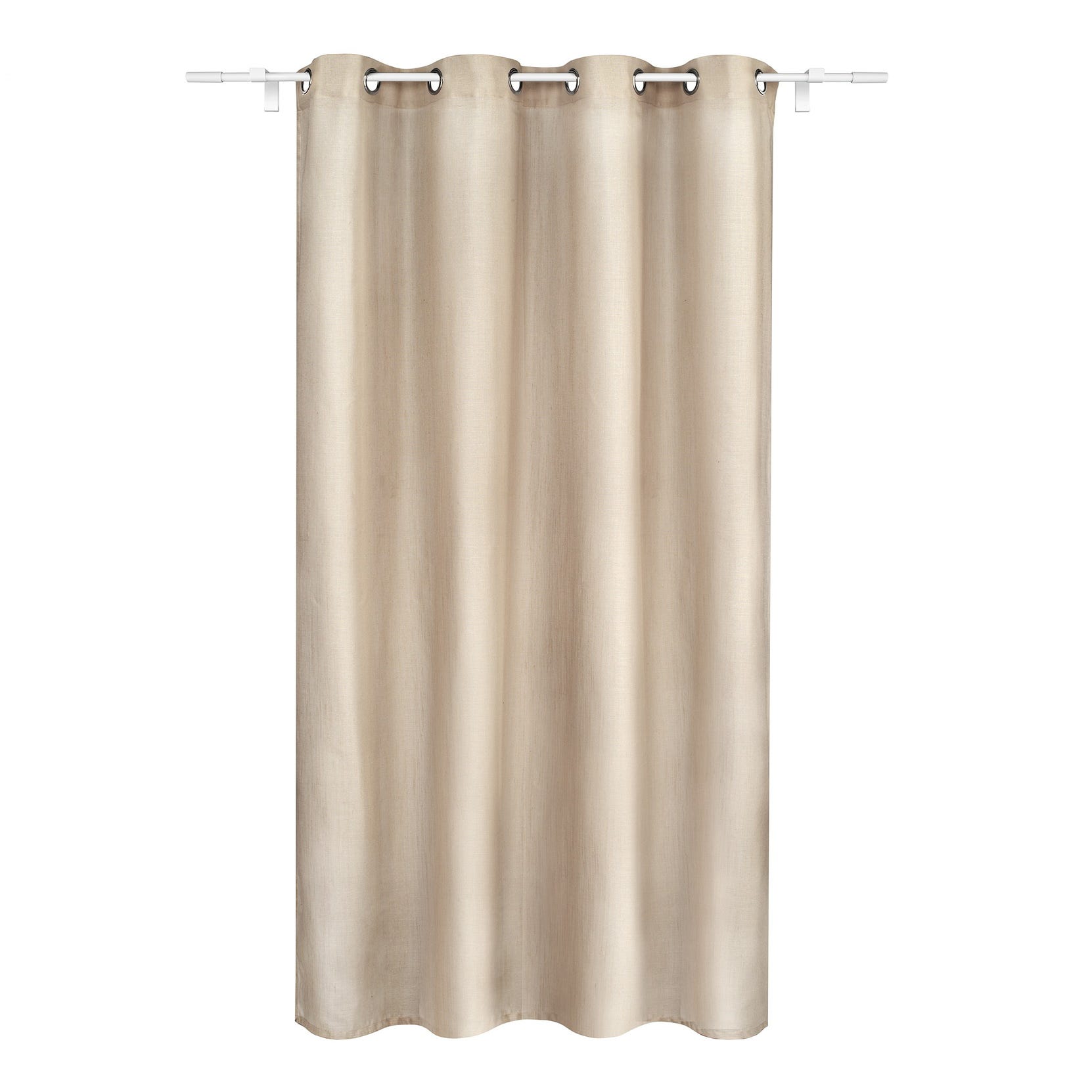 Easydeco for the planet - Tenda in lino naturale 140 x 270 cm - 140 x 270  cm - Beige