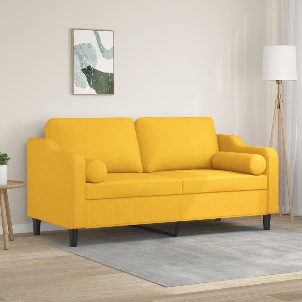 Divano 3 Posti VidaXL - Moderno In Lino Con Cuscini Rimovibili