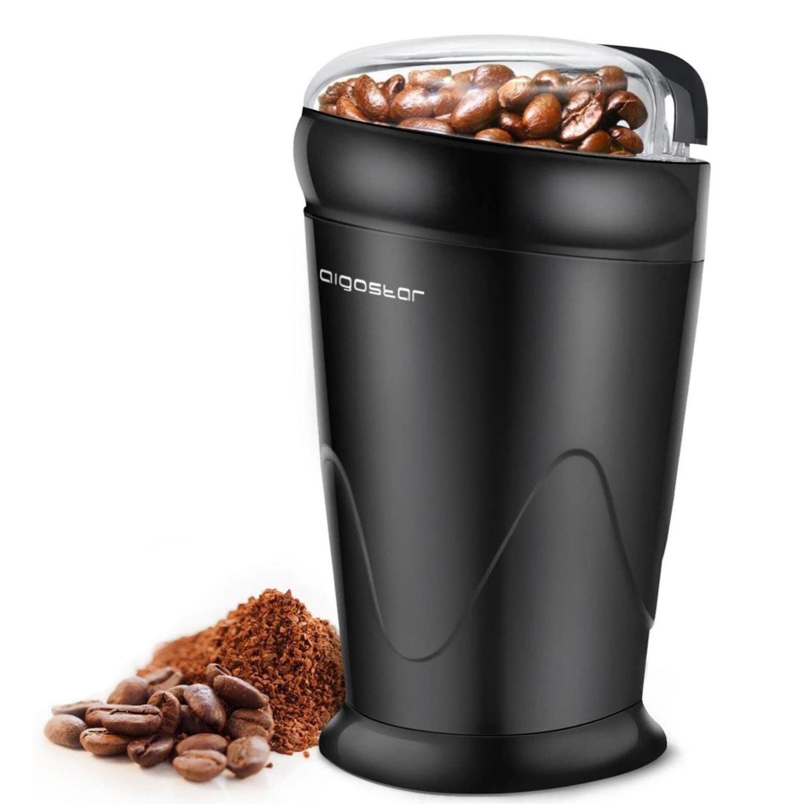 Molinillo compacto de café, semillas o granos, 60 gr Aigostar
