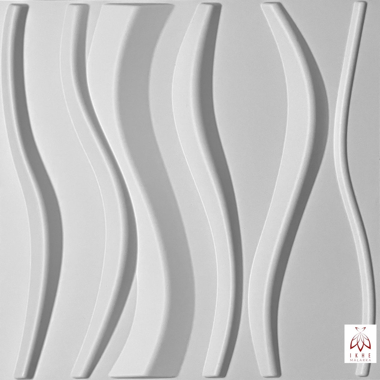Revestimiento De Paredes 3D Lasse 3m², 12 Paneles Decorativos 3d de  50x50cm
