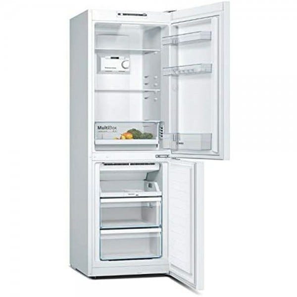 BOSCH Réfrigérateur Frigo Combiné 279L Froid Ventilé 66 Gris
