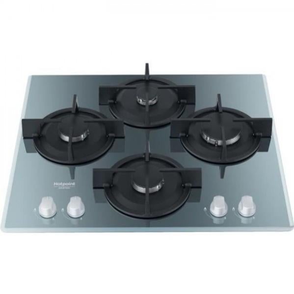 Plaque de Cuisson Table a GAZ HOTPOINT HAGD61SICE 4 foyers Leroy Merlin