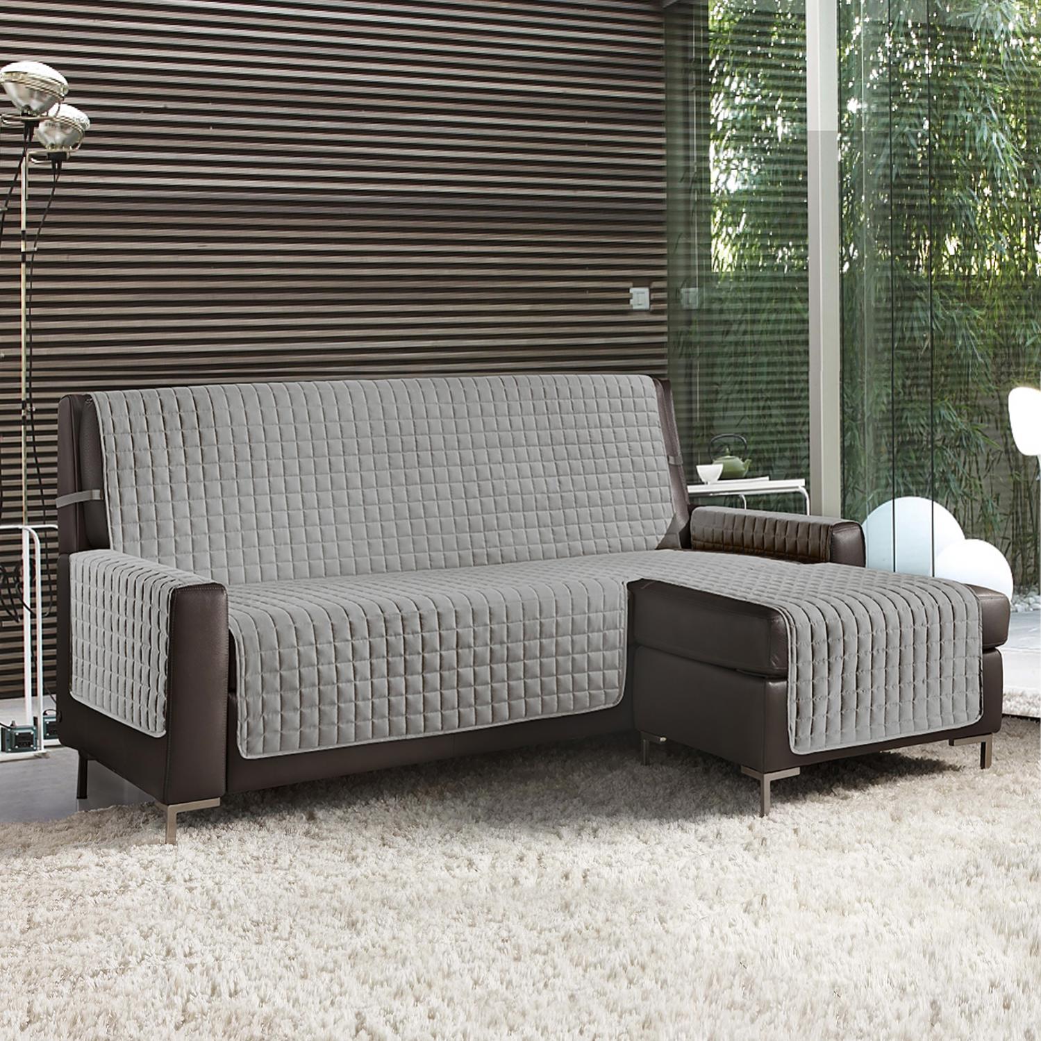 Copridivano Rosso In Poliestere Copridivano Trapuntato Double Face - Per Divani A 1, 2, 3, 4 Posti E Poltrone, Colore Rosso Copri Divano 3 Posti Con Braccioli - Foto 8