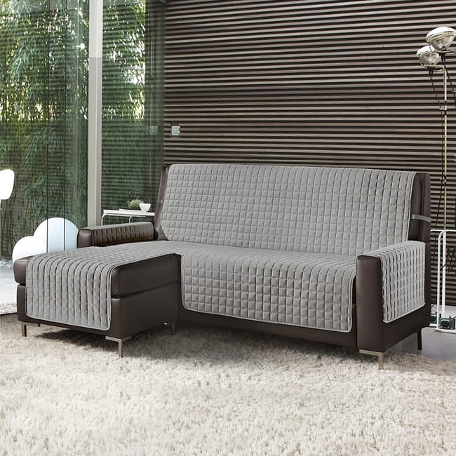 BIANCHERIAWEB - Copridivano Tinta Unita Elasticizzato Antimacchia Modello Sagomato Colore Panna - Foto 11