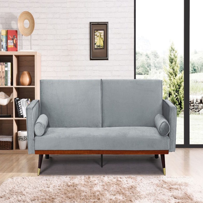 Sofa Cama Barato Felix 196x83cm (Abierto: 180x99cm) color gris