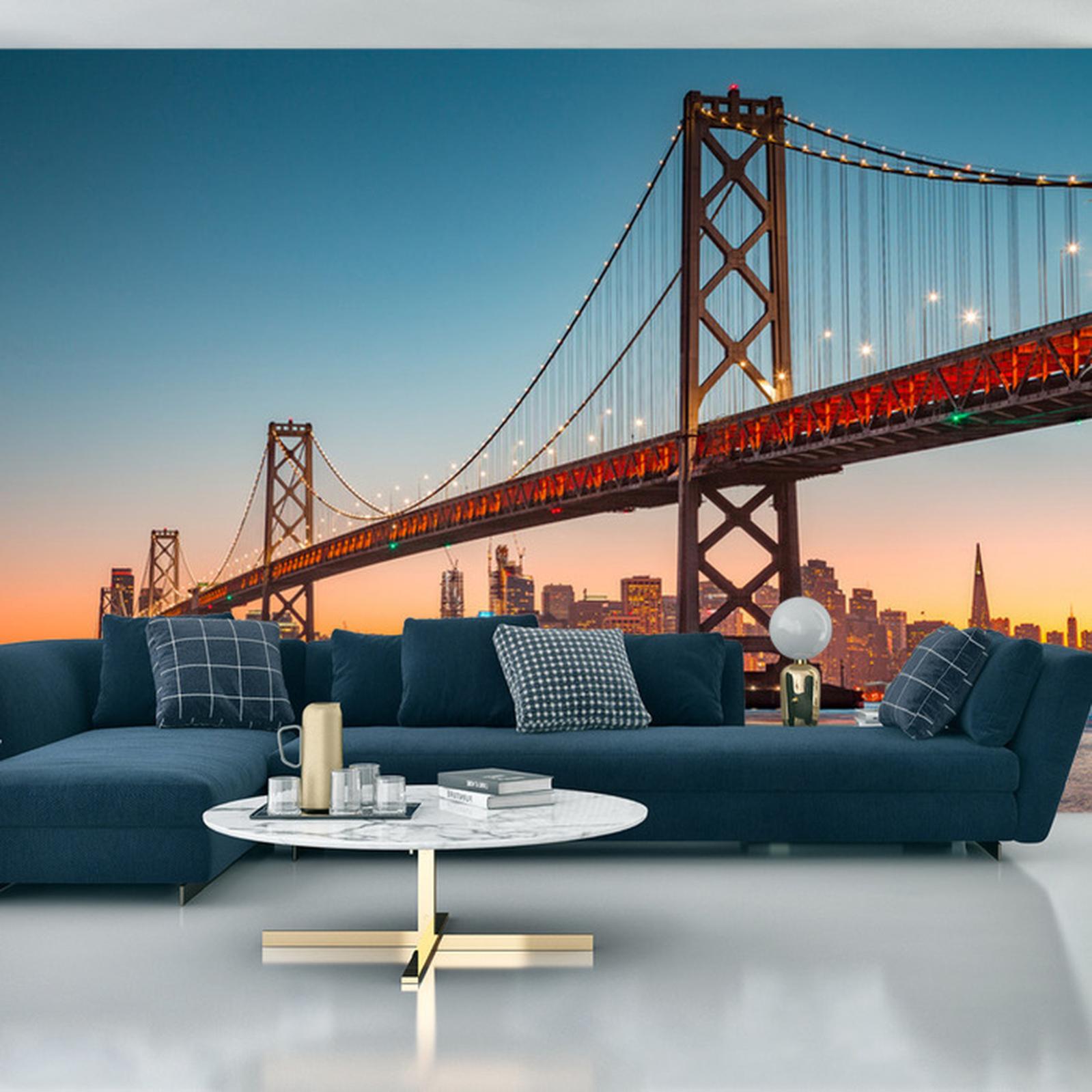 Carta Da Parati Soffione 350x256 Cm - Fotomurale In TNT, Design Fiori Natura, Facile Da Applicare - Foto 7