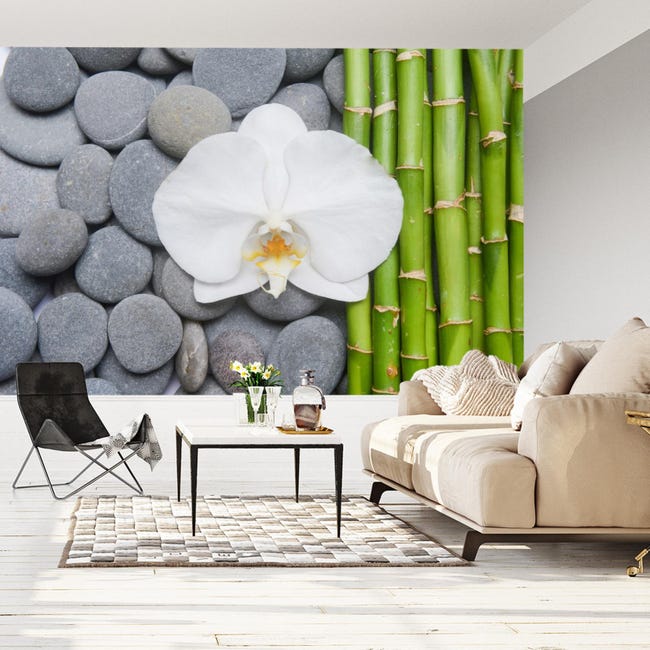 COVPAW® Graz Design - Adesivo da parete XXL in bambù con paesaggio di montagna cinese, per soggiorno, camera da letto COVPAW® Graz Design - Adesivo da parete XXL in bambù con paesaggio di montagna cinese, per soggiorno, camera da letto