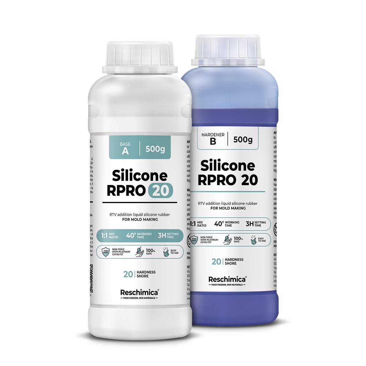 R20 - Silicone liquido per stampi di media durezza