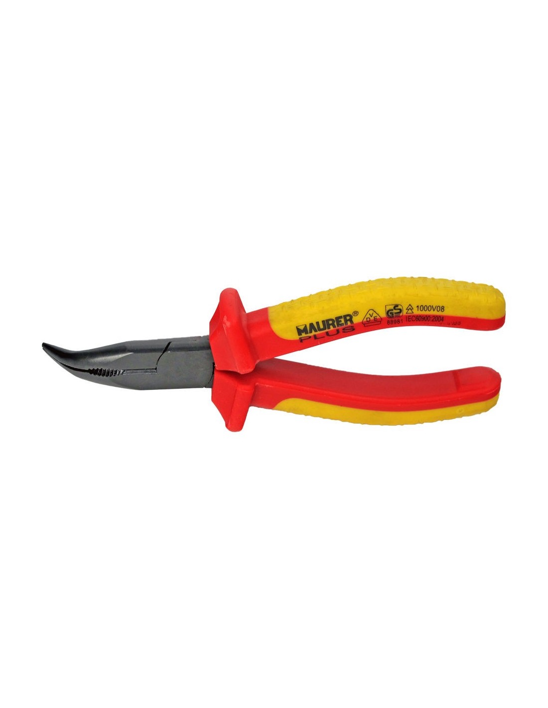 Alicate De Bocas Semi-Redondas Curvas Com Corte 200mm ALYCO