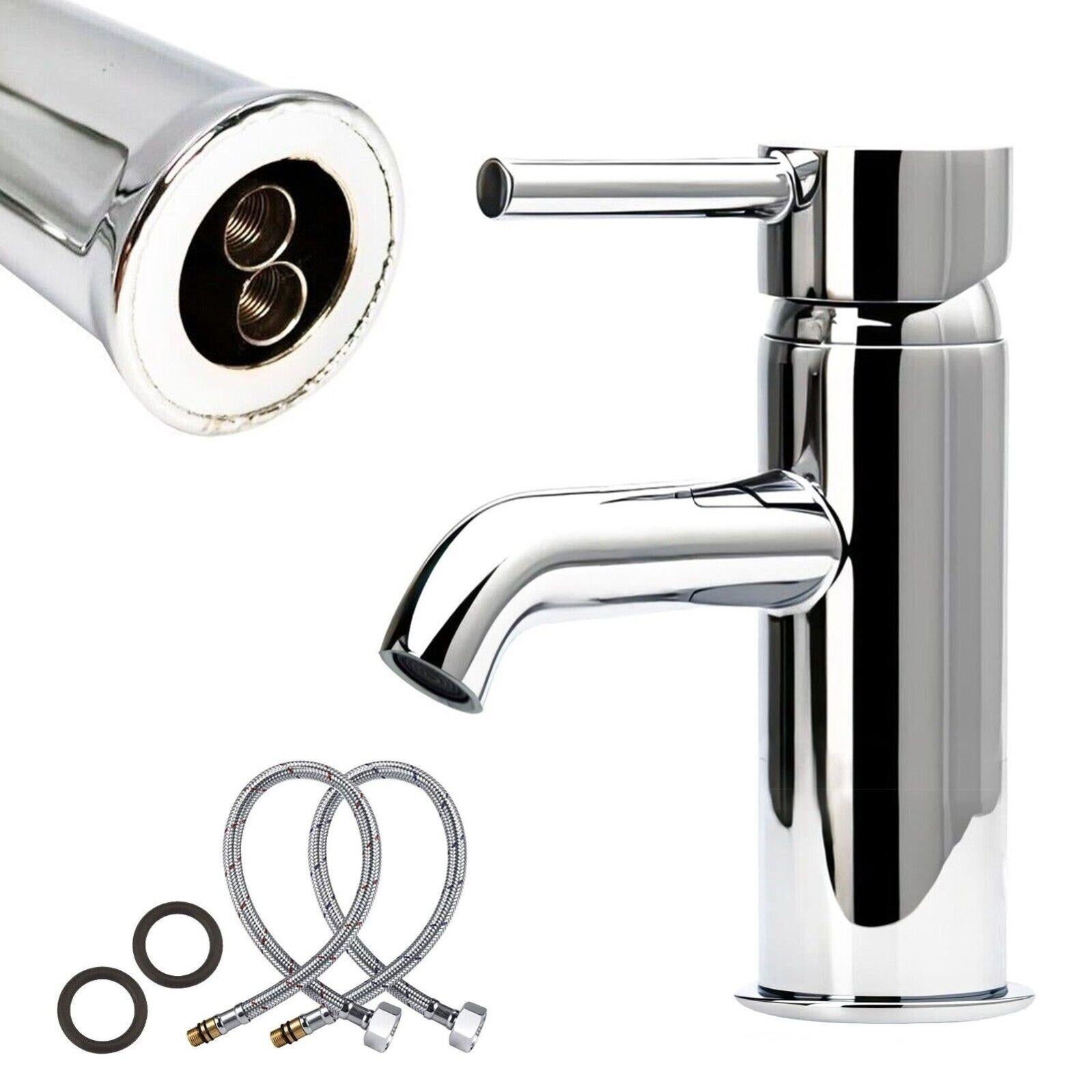 Miscelatore Rubinetto Lavello Bagno Lavabo Cromo Maka Canna Alta Rubinetteria Da Bagno Cucina - Foto 7