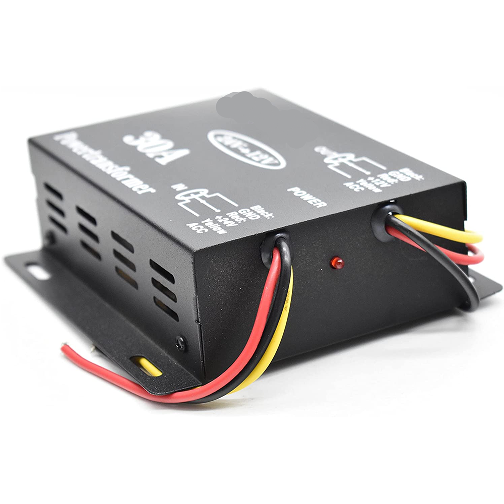 INVERTER CONVERTITORE AUTO DA 30A AMP DC DA 24V A 12V AUTO CAMION