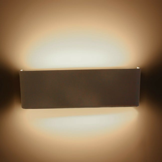 lampada applique plafoniera led da interno doppia luce Up down da parete  15W