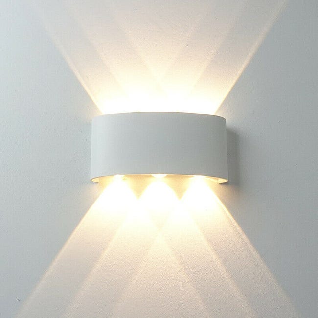 Lampada plafoniera a led APPLIQUE da esterno e interno a parete muro IP65 3  LED