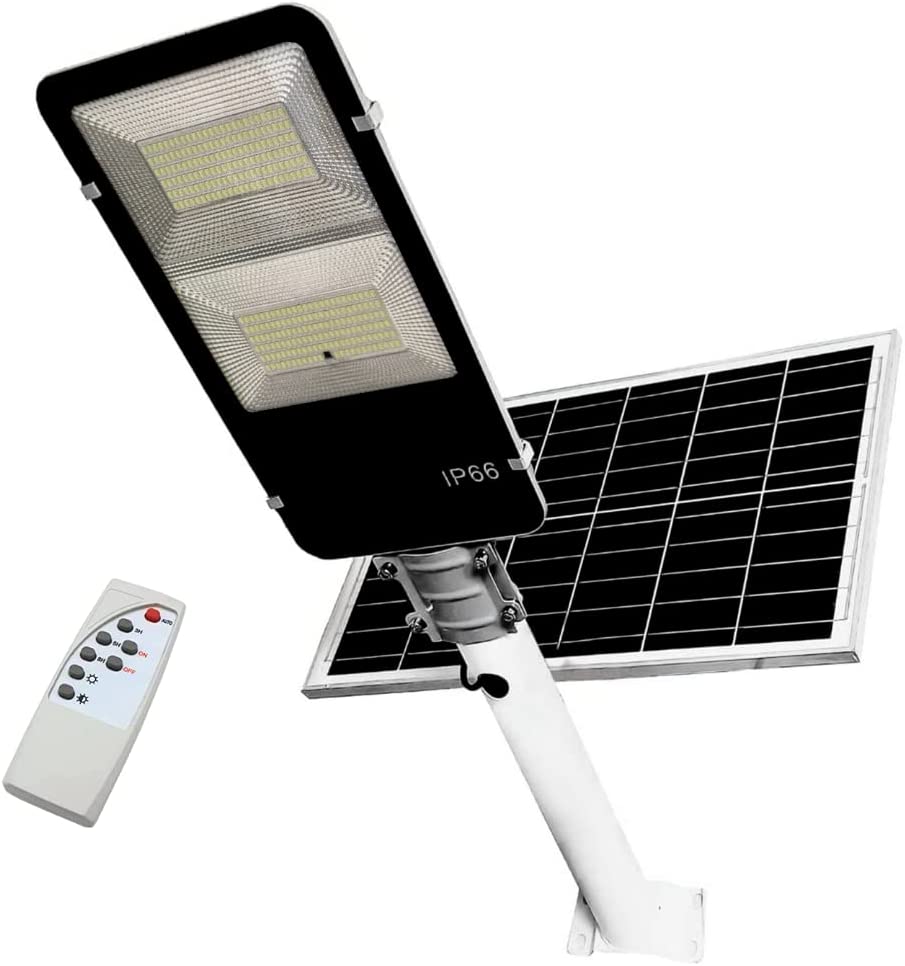 Solis L Lampione stradale solare LED 200W sensore staffa laterale  telecomando