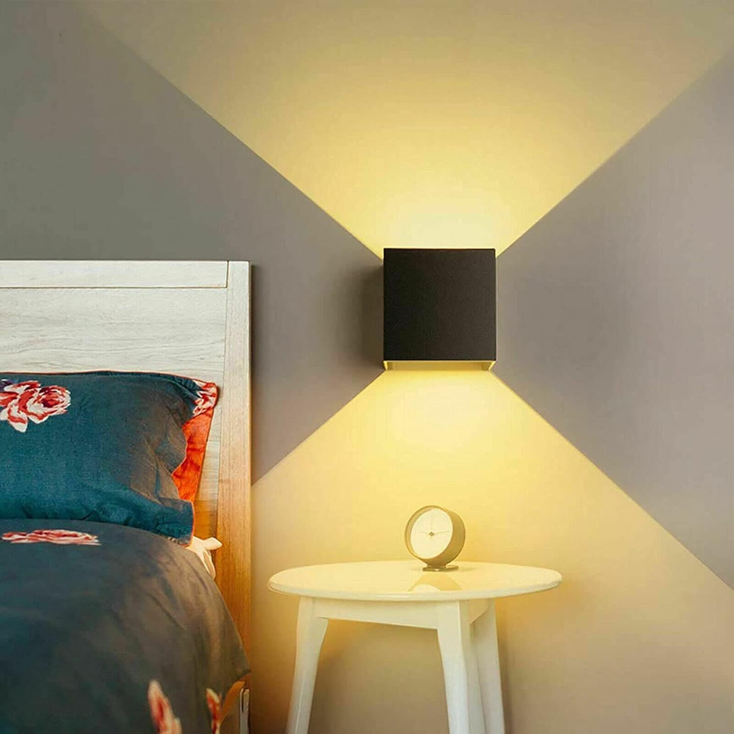 APPLIQUE LAMPADA DA PARETE CORPO IN ALLUMINIO CON SENSORE MOVIMENTO - Foto 6