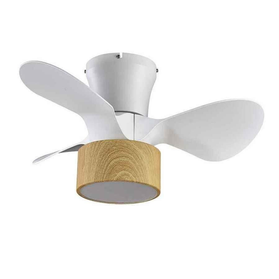 Ventilatore DC PORTICO Telecomando LED Bianco 20w con Memoria FABRILAMP
