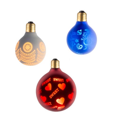 Ampoules images de Noël Giocoplast pour l'intérieur douille E27
