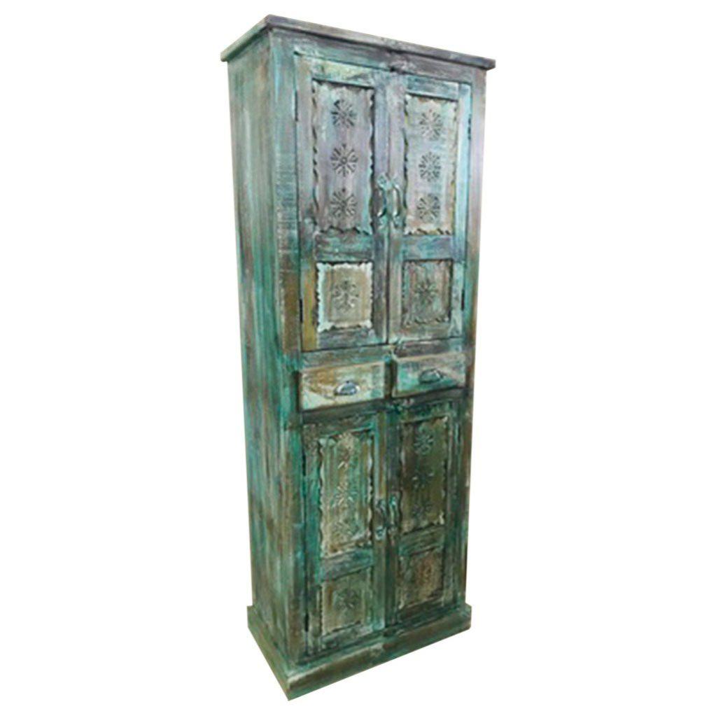 Armoire verte 73x40x199h cm Leroy Merlin
