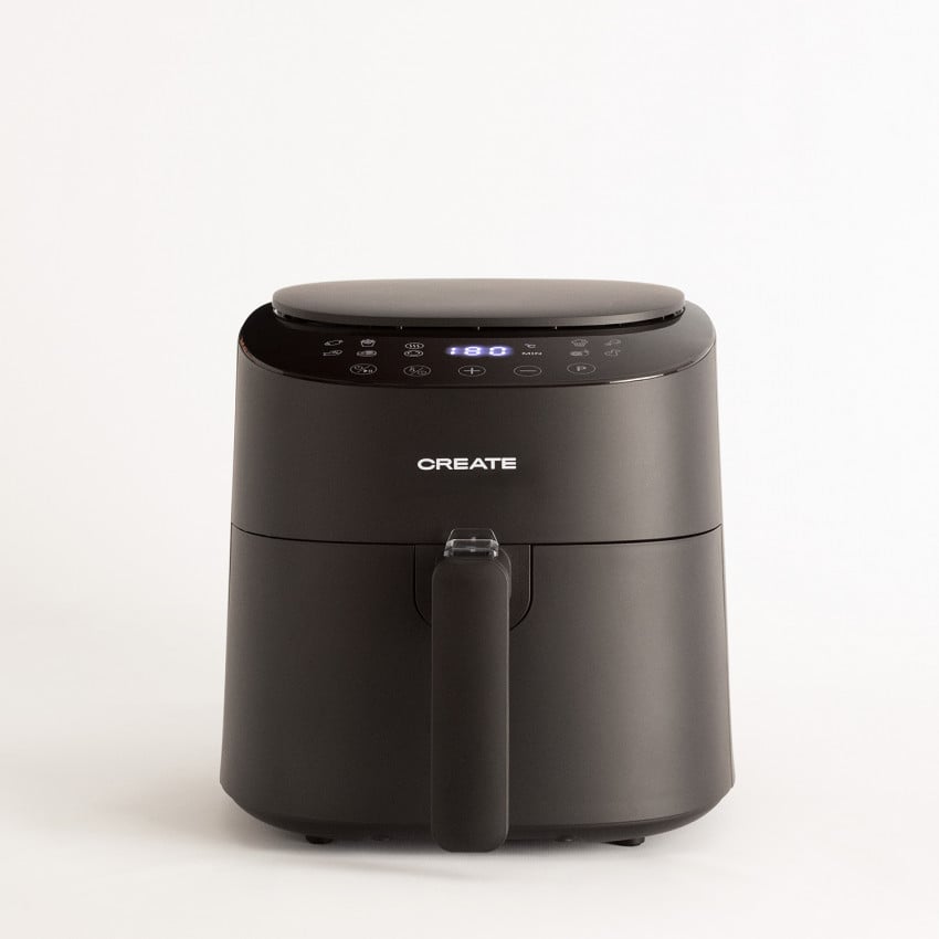 Friggitrice Ad Aria CREATE/FRYER 1,5L Verde - Senza Olio, 900W, Temperatura 80-200°C - Foto 6