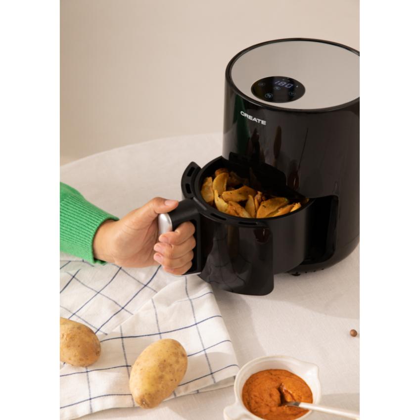 PRINCESS 183043 7 L Indipendente 1800 W Nero FRIGGITRICE AD ARIA, capacità 7 l, Max potenza 1800 W, 10 programmi, da 45 °C a 200 °C, Nero