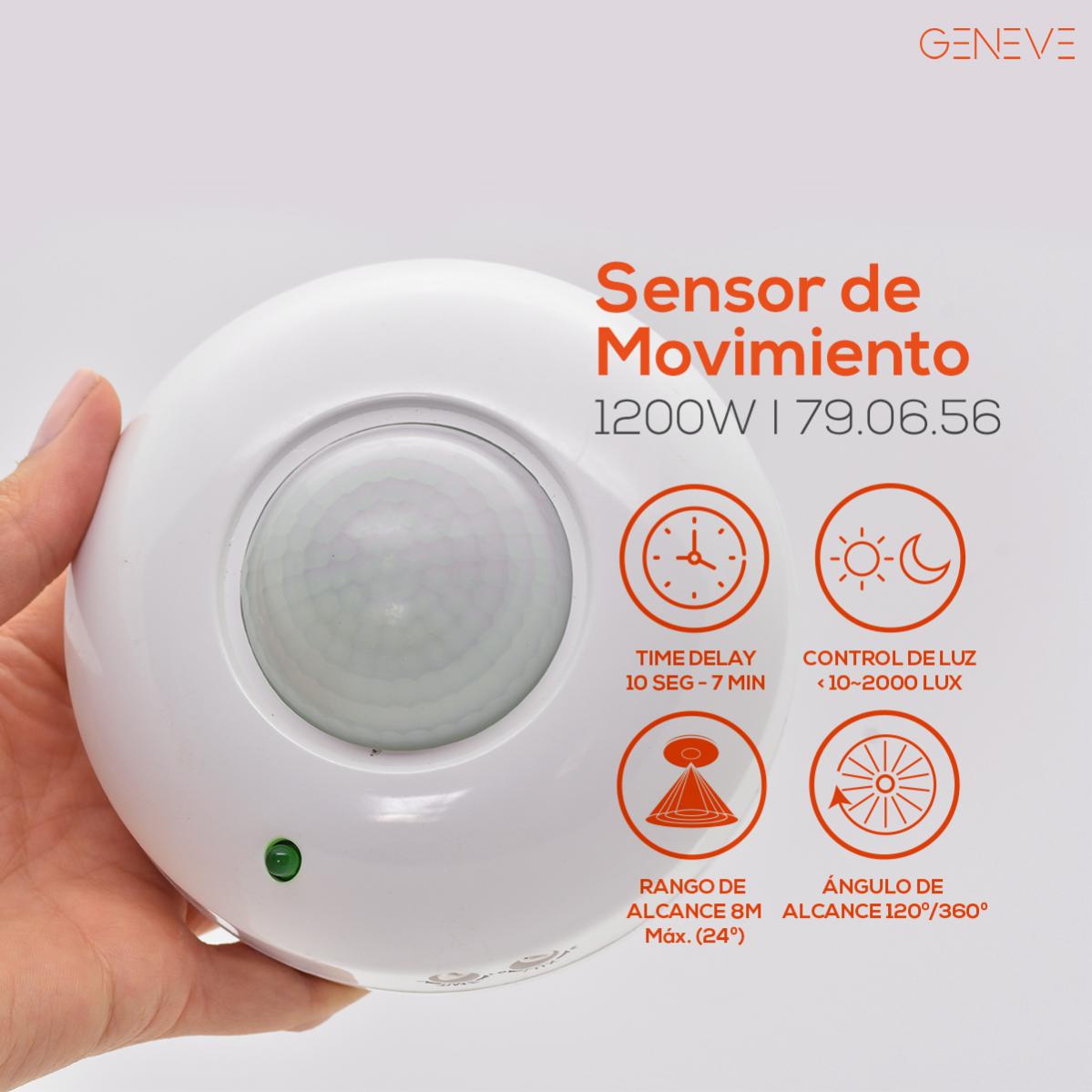Detector de Movimiento - Infrarrojo Integrable 360º