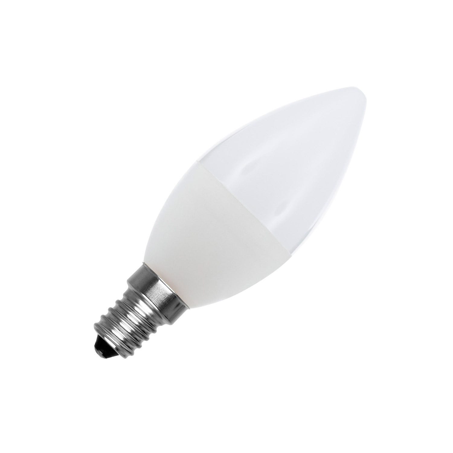 LUTW Ampoule LED E14 Blanc Froid 6500K, Ampoule Bougie LED C37, 5W  Équivalent 40W, 545LM, Ampoule