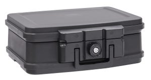 Caja fuerte de seguridad empotrada con código electrónico digital  36x19x23cm negra - Cablematic