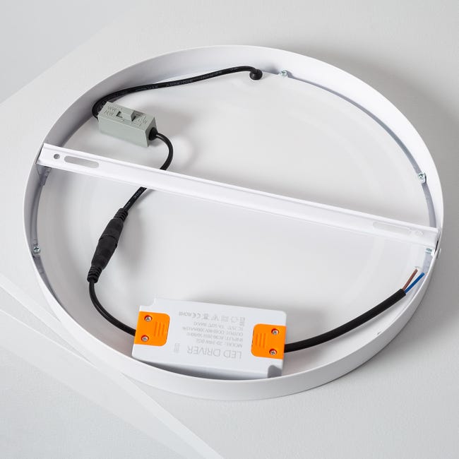 Plafonnier LED Rond 30W Extra-Plat CCT Sélectionnable Ø400 mm