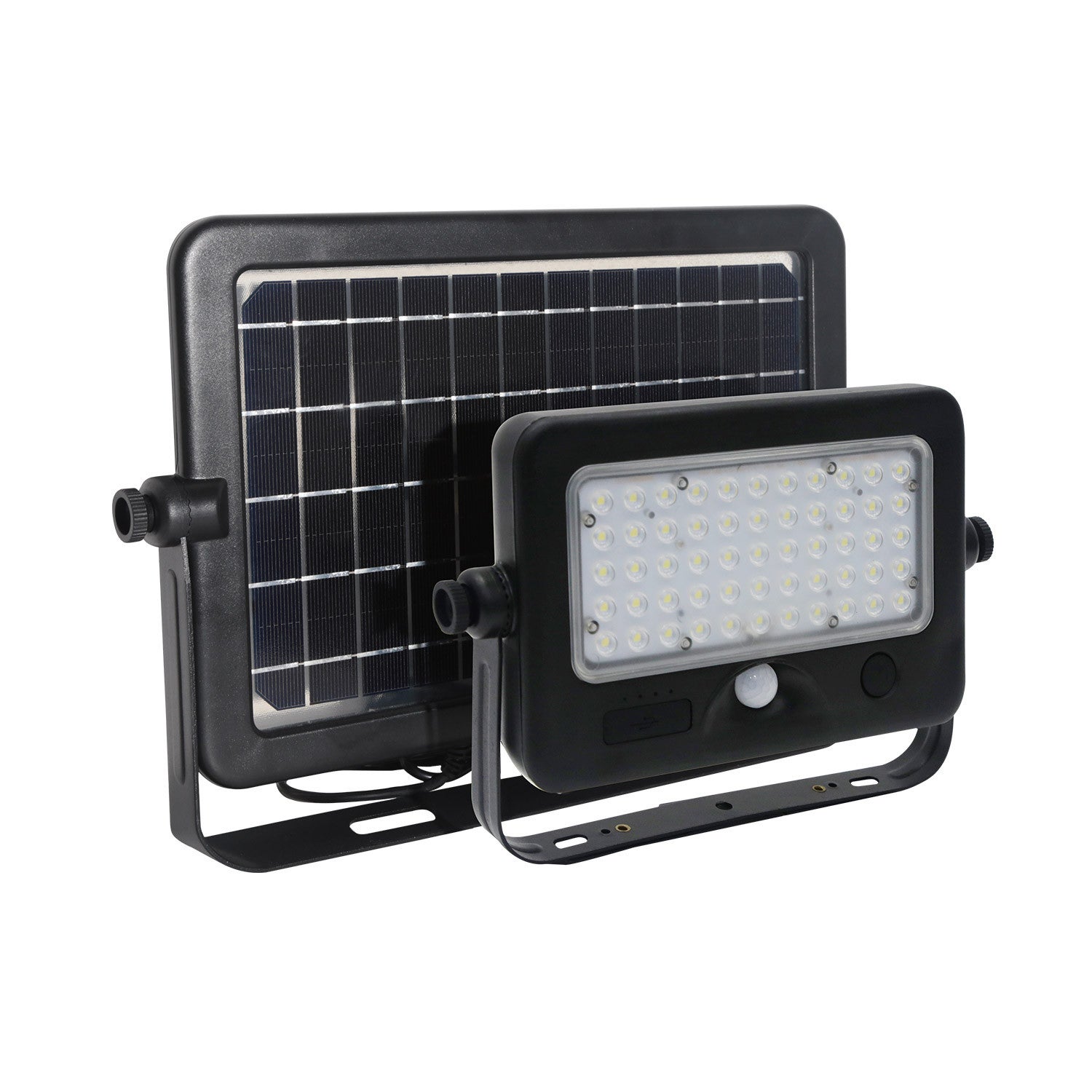 Lampe de projecteur infrarouge à capteur 10W 900LM LED avec panneau  solaire, IP65